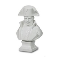 Buste Napoléon par Pinedo blanc     12,5cm