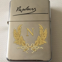 Briquet-tempête Napoléon platinium